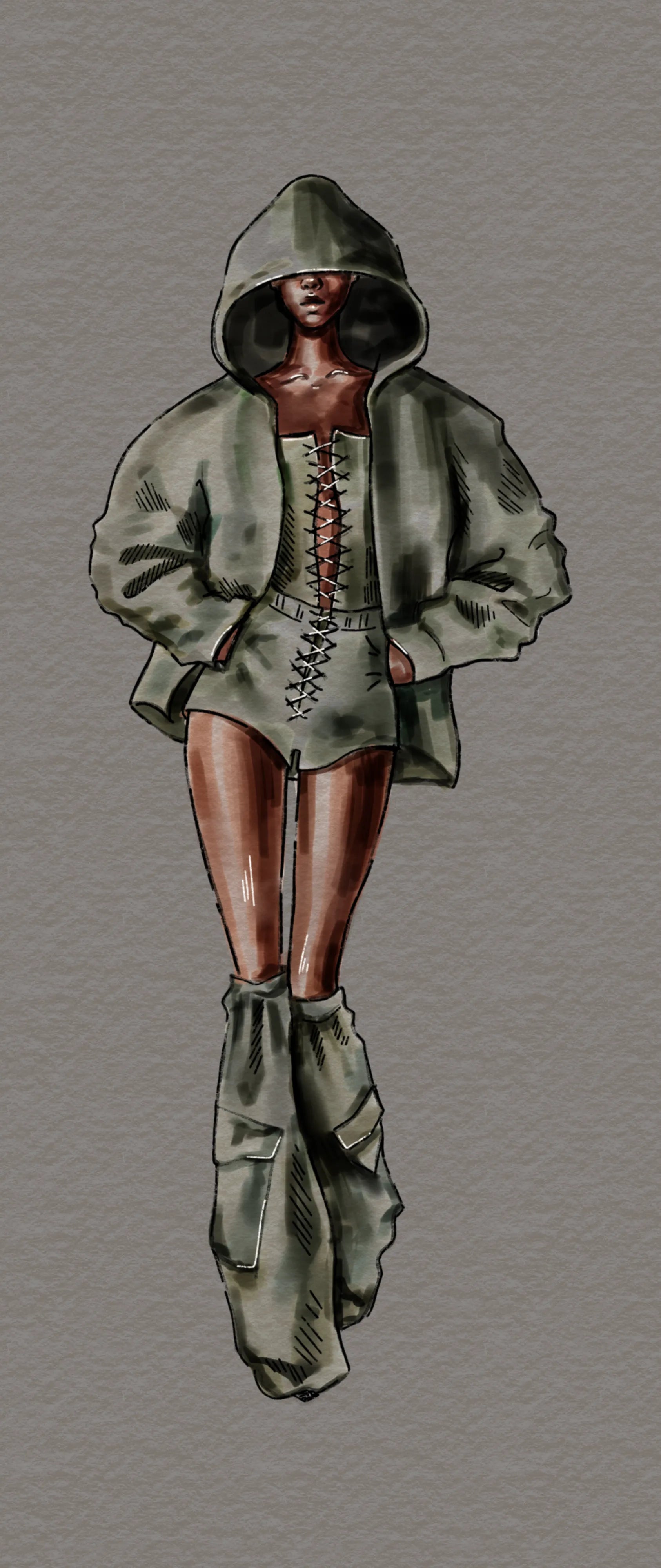 Bonus painting brushes preview for Procreate — watercolor, oil, marker, ink, crayon