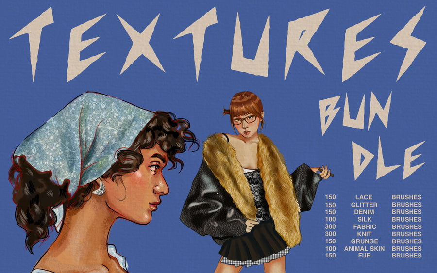 Procreate Fabric Textures Bundle